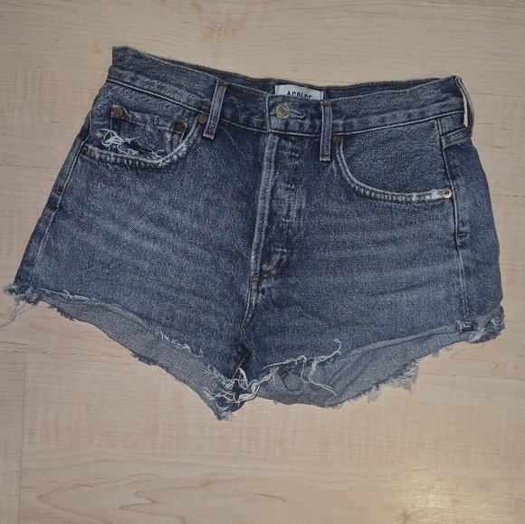 Agolde Cut Off Jean Shorts Size: 25 - Picture 1 of 5